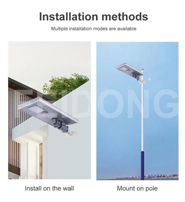 High Quality Durable IP66 Waterproof Outdoor Road Light 100W 200W 300W All in One Integrated LED Solar Street Light