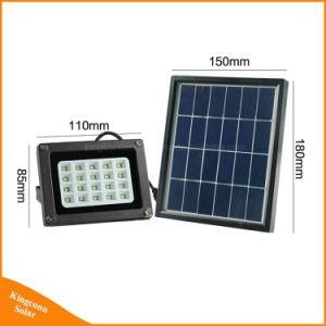 Outdoor Security 20 LED Lamp RGB Solar Power Flood Light for Colorful Decoration Lighting