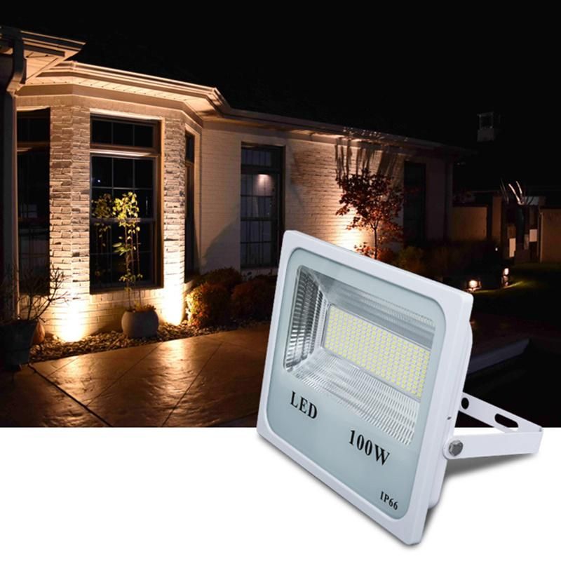 Factory High Quality IP65 50W 100W 200W Outdoor Lighting LED Floodlight High Power Waterproof High Power Garden Yard UFO Highbay Light Tunnel LED Flood Light