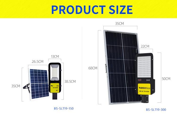 Bspro Reasonable Price Smart Aluminum Die Casting High Power LED 300W Solar Street Light