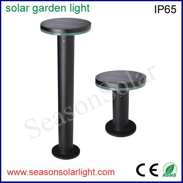 Outdoor Garden LED Lighting CE Alu. Material 5W Solar Bollard Light with Bright LED Light for Pathway Lighting