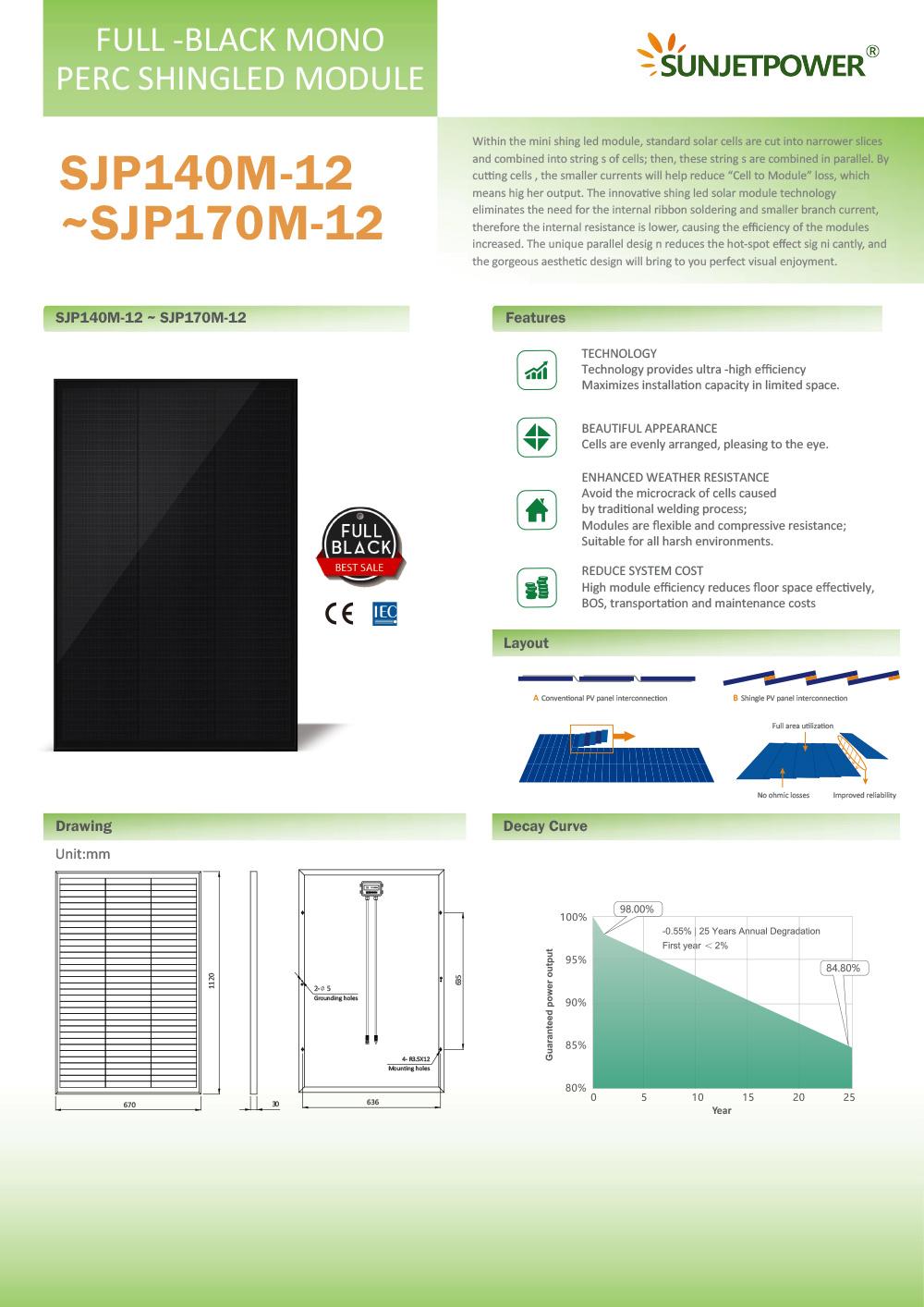 PWM Charging 45W Integrated Solar Street Lamp