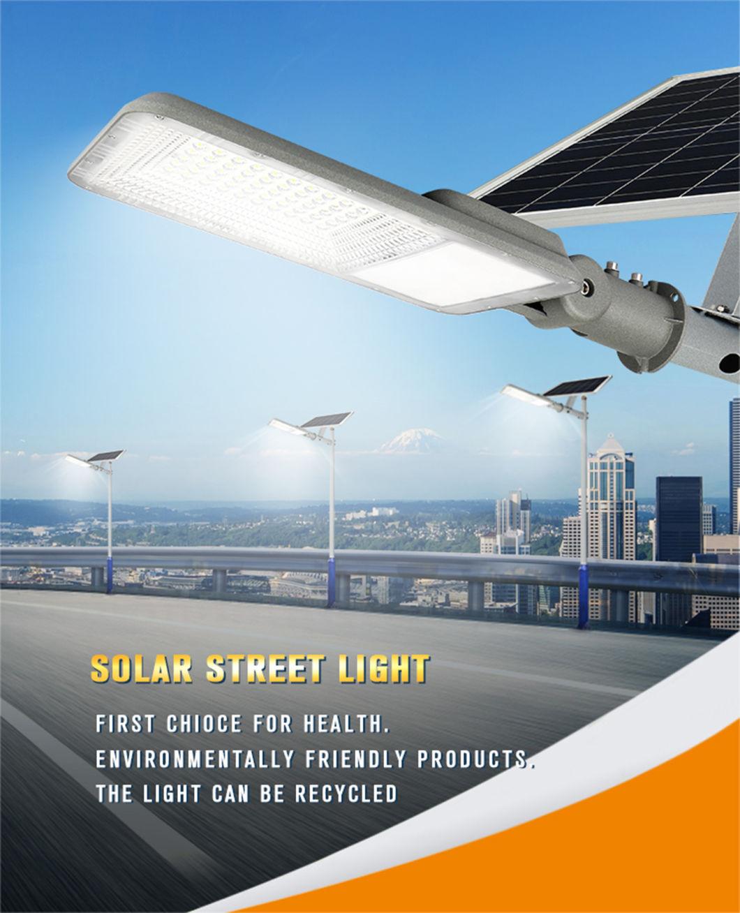 LED Street Light with Separated Solar Panel 100W 200W