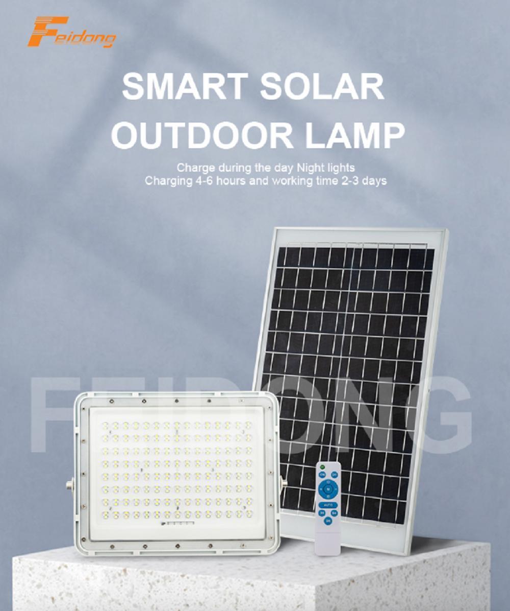 Outdoor High Lumen Latest Landscape Projector Lamp IP65 Waterproof 60W-300W Outdoor LED Solar Flood Light