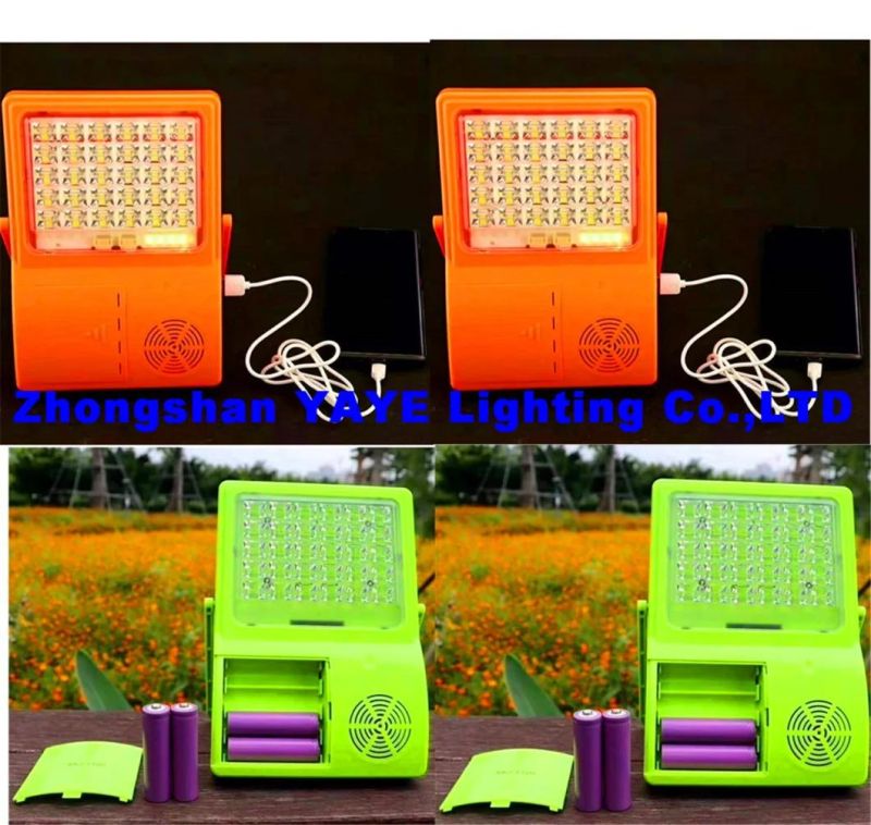 Yaye 2021 Hot Sell USB Rechargeable 45PCS LED Solar Spot Light with Bluetooth