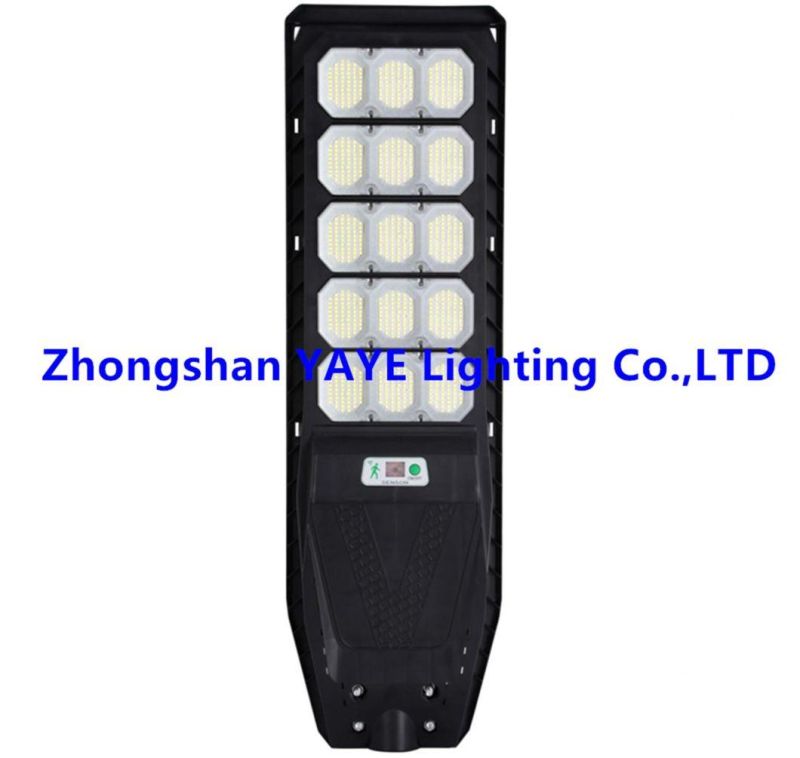 Yaye Hottest Sell 300W All in One Solar Street Light with Remote Controller/Radar Sensor/ 1000PCS Stock / 3 Years Warranty