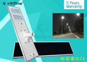 22% Conversion Rate Elegant Integrated Design LED Solar Powered Street Light 120W