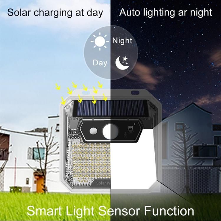 LED Solar Energy Light PIR Motion Sensor Outdoor Solar Lamp IP65 Waterproof Wall Light Solar Sunlight Powered Garden Wall Light