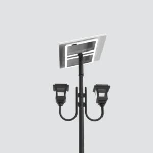 9W, 3metres Pole Solar Landscape/Courtyard Lights