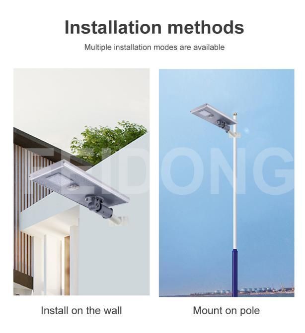High Quality Durable Outdoor Lighting Super Bright Outddor All in One Cast Aluminum LED Solar Street Light