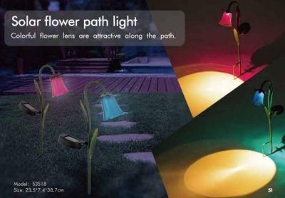 Wireless Garden Solar Path Light Solar Flower Light