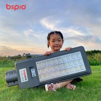 Bspro Projector Light Solar Street Light 100W 200W Waterproof IP65 All in One LED Solar Street Light