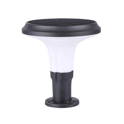 New Design Residential Garden Park Post Bollard Outdoor Integrated IP65 LED Solar Pillar Light