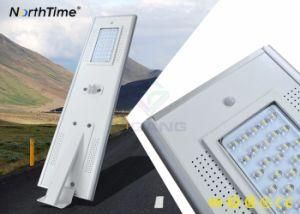 Infrared Motion Sensor Light Control Solar Powered Street Lamp