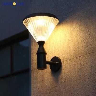Factory Price Modern Design Energy Saving Solar Power Wall Light Outdoor Garden Wall Lamp