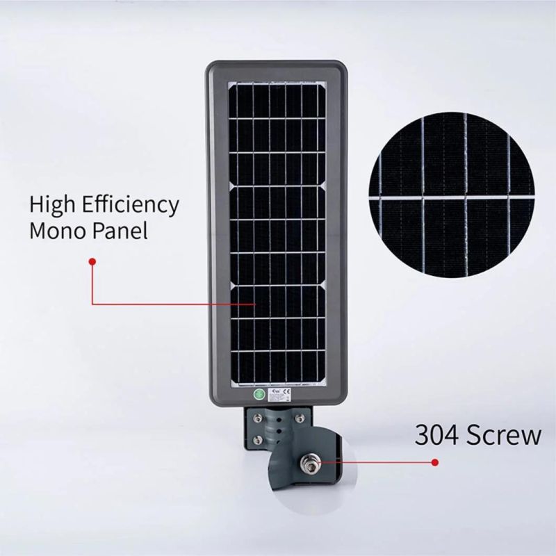 Wholesale Outdoor IP66 Waterproof Rechargeable 30 60 90 120 Watt Plastic All in One LED Solar Street Light