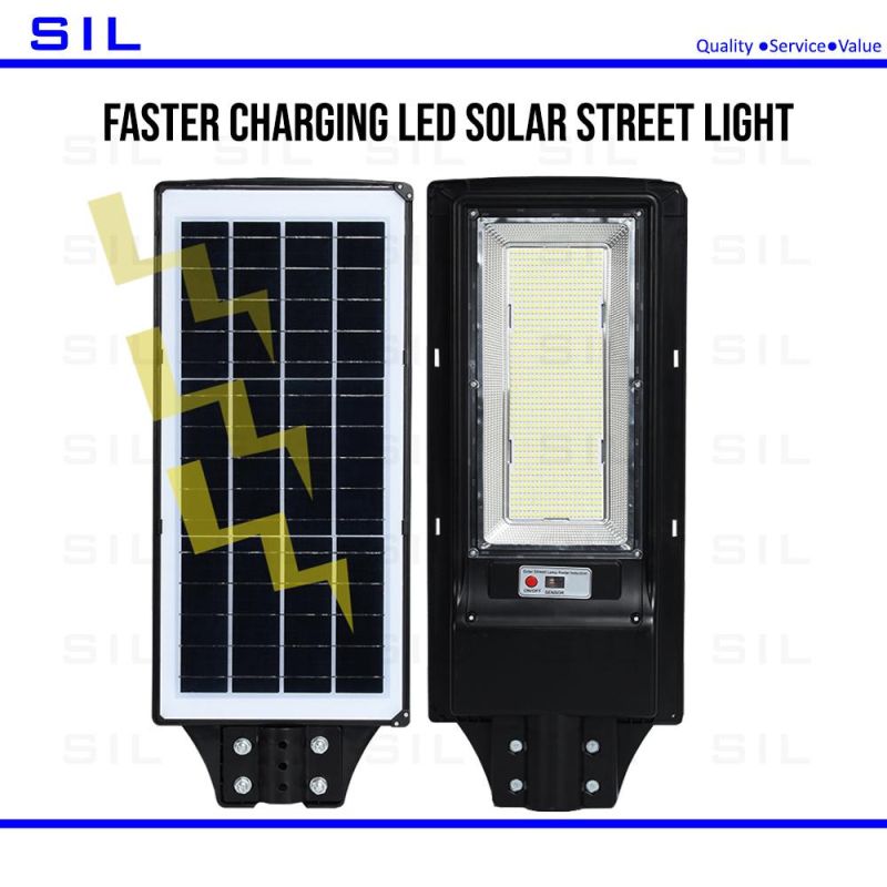 High Brightness Motion Sensor Waterproof Outdoor IP65 60watt All in One Integrated Solar LED Streetlight