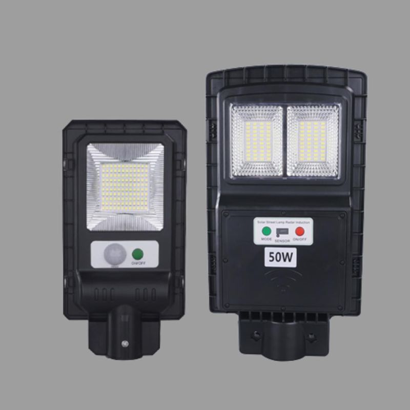 Remote Control 100W 200W 300W Lights Outdoor Dimmable Integrated All in One LED Solar Street Light