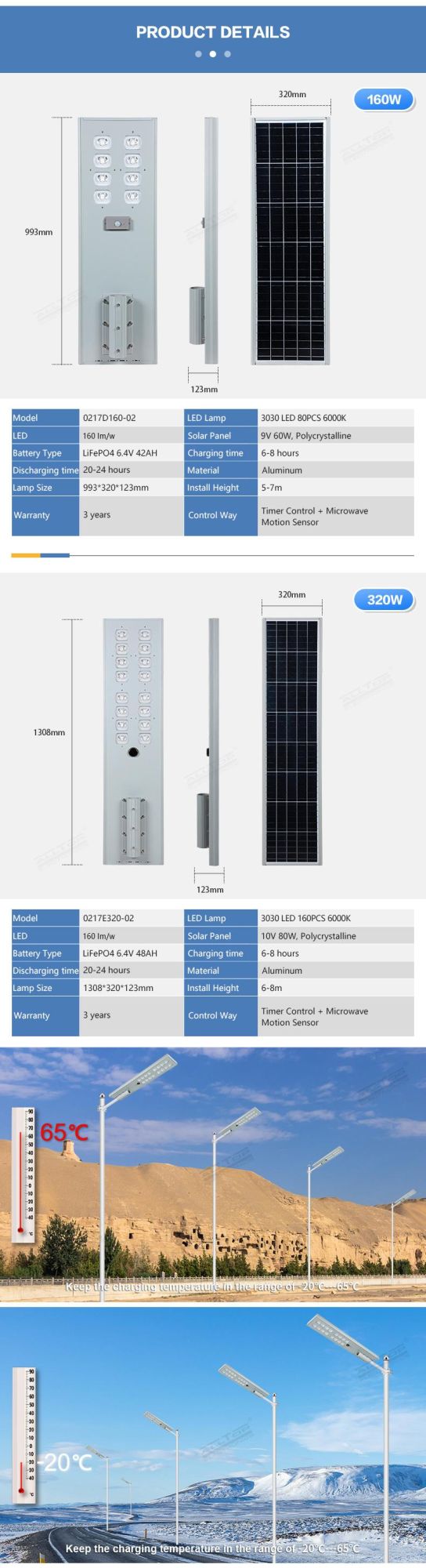 Alltop Die Cast Aluminum Waterproof IP65 Road 60 90 120 W Outdoor Highway All in One Solar Power LED Street Light