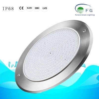 Ce, RoHS Approved 8mm Thickness Flat LED Underwater Swimming Pool Light with 2 Years Warranty