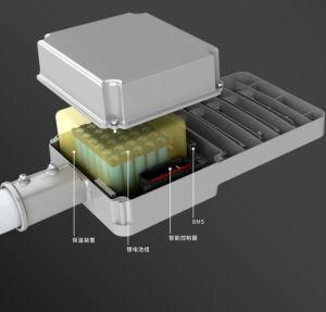 30W 4000K-6000K High Efficiency 120lm-140lm/W Solar Power Street Light for Low Temperature Use