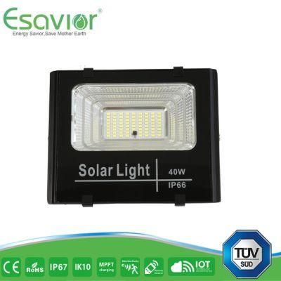 Esavior Ik10/CE/RoHS/IP67 Certifications 600lm Solar Flood Lights Jbp Series