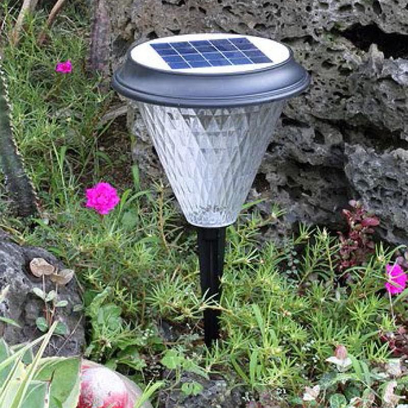 High Quality LED Garden Solar Lighting Solar Lawn Light with Diamond Cover