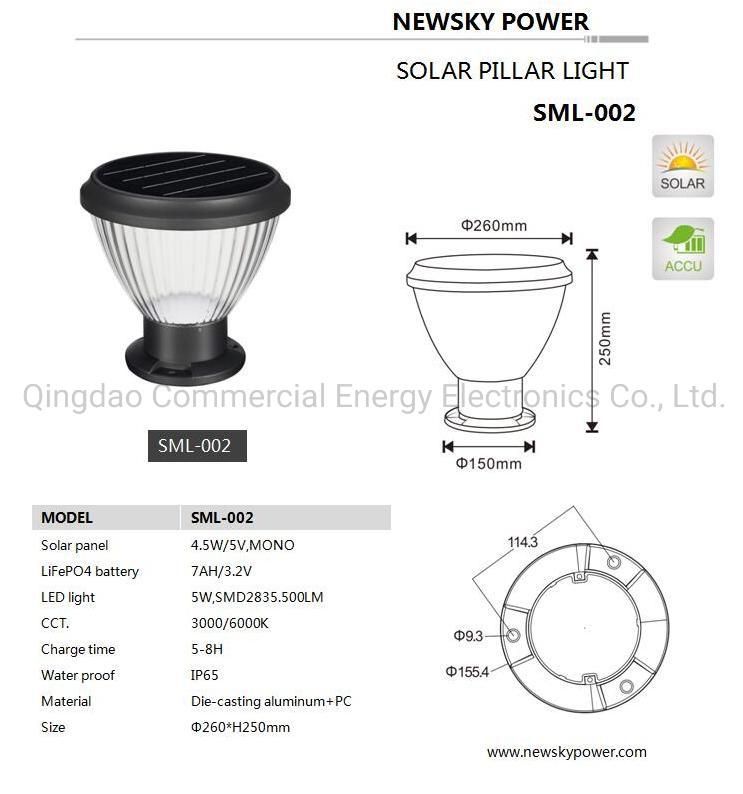 LED Ground Retro Rechargeable Solar Panel Wall Patio Lights
