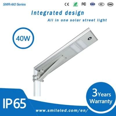 All in One Solar LED Street Light 40W
