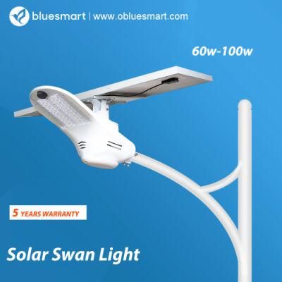 100W Microwave Sensor Solar Street Light for Outdoor Project Lighting