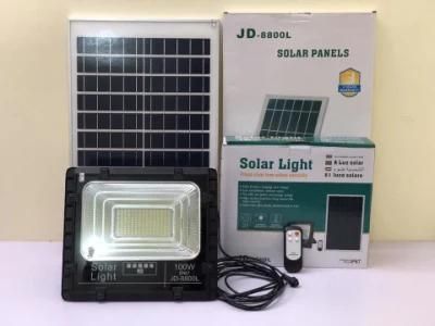 300W 500W 800W Solar Floodlight Die-Casting Aluminium IP67 2 Year Warranty Solar LED Reflector Lamp