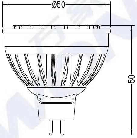 12V AC/DC Dimmable MR16 LED Spotlight Bulbs