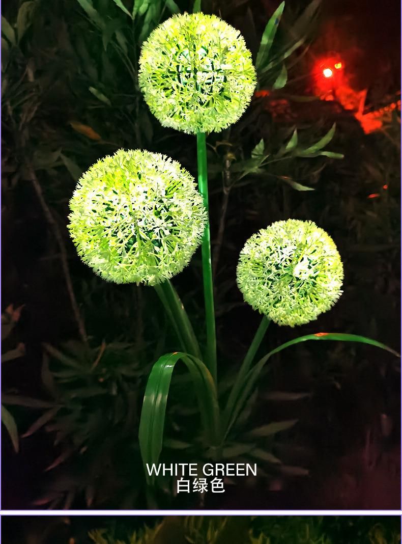 Wholesale Outdoor Lawn Landscape Lamp RGB Multi Colors Spike Decorative LED Solar Energy Flower Garden Light Solar Xmas String Wedding Christmas Party Decor LED