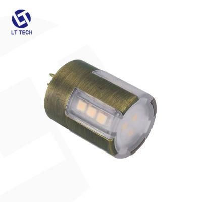 Lt104 2W 200lm 2700K-6000K Brass Waterproof G4 LED Bulb for Outdoor Landscape Path Deck Lawn Lighting