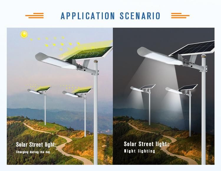China Smart Integrated IP66 Outdoor Solar Street Light Manufacturer All in One LED Streetlight 100W 150W 200W 300W 400W