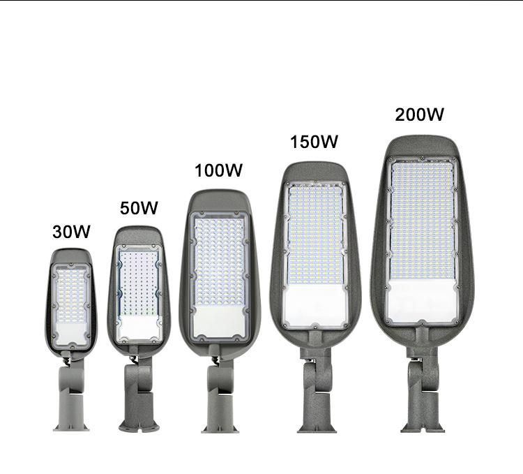 Smart Integrated 50W 100W 150W 200W 300W All in One Solar LED Street Light Road Light Round Industrial CE RoHS Highway