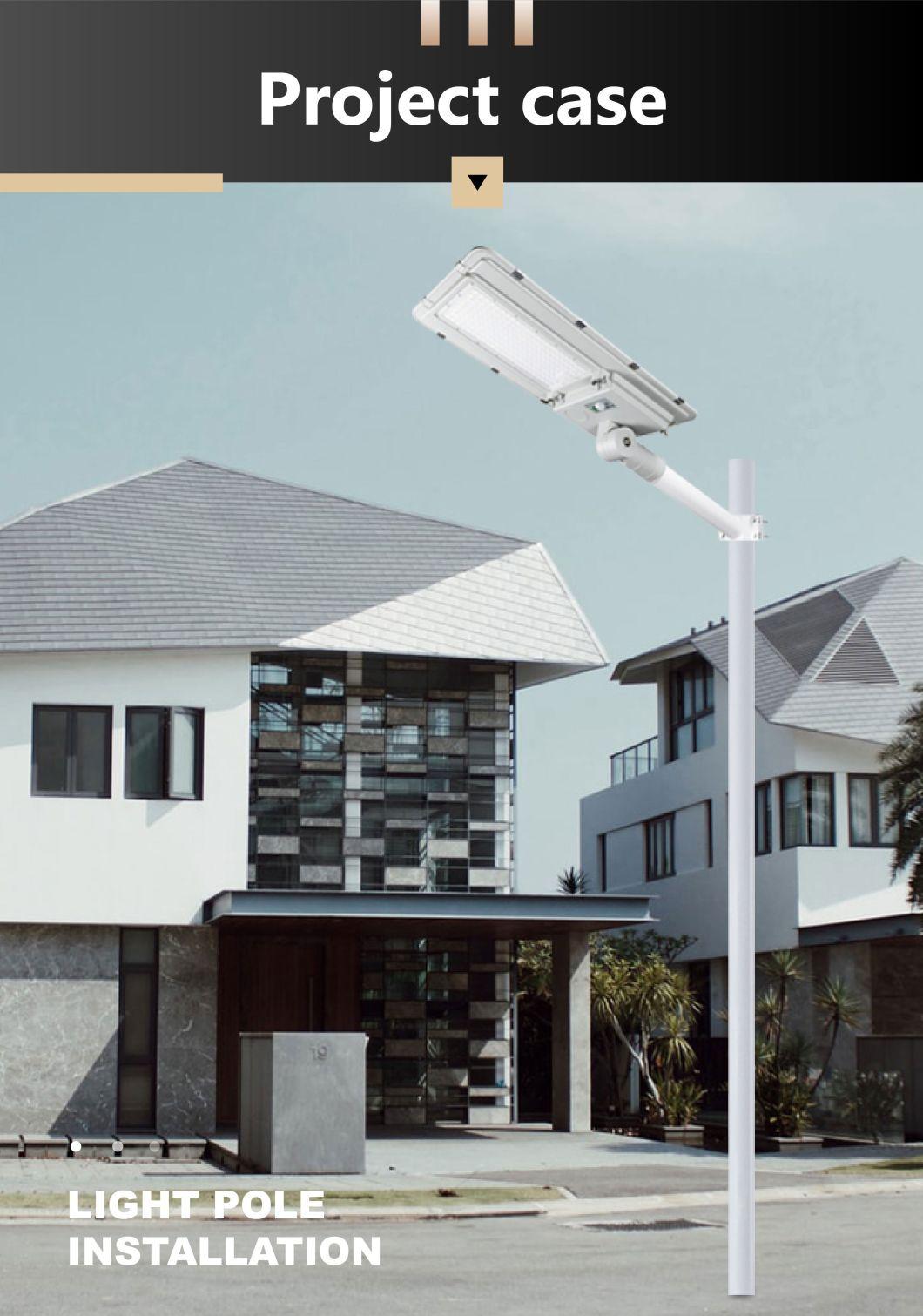 High Quality Solar Street Light Die-Casting Aluminum Housing LED Lamp Smart Control Outside Lighting