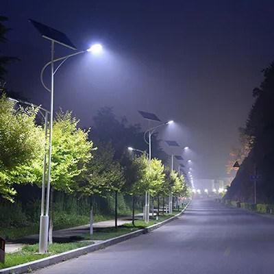 China Manufacturer Good Quality Cheap Price 30W LED Power Split Solar Street Light Garden Lights with Gel Battery or Lithium Battery