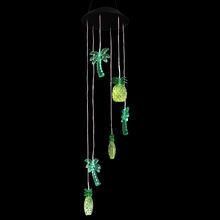 Solar Wind Chime Light with Colour Changing Glass Ball Garden