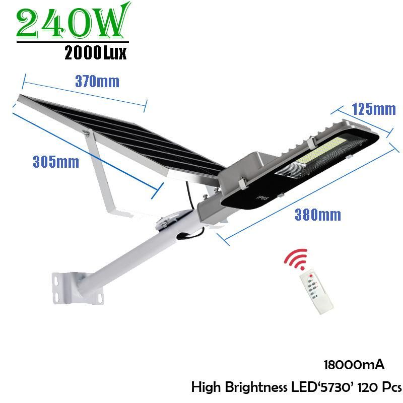 100-800W Wireless LED Solar Road Lighting with Solar Panel