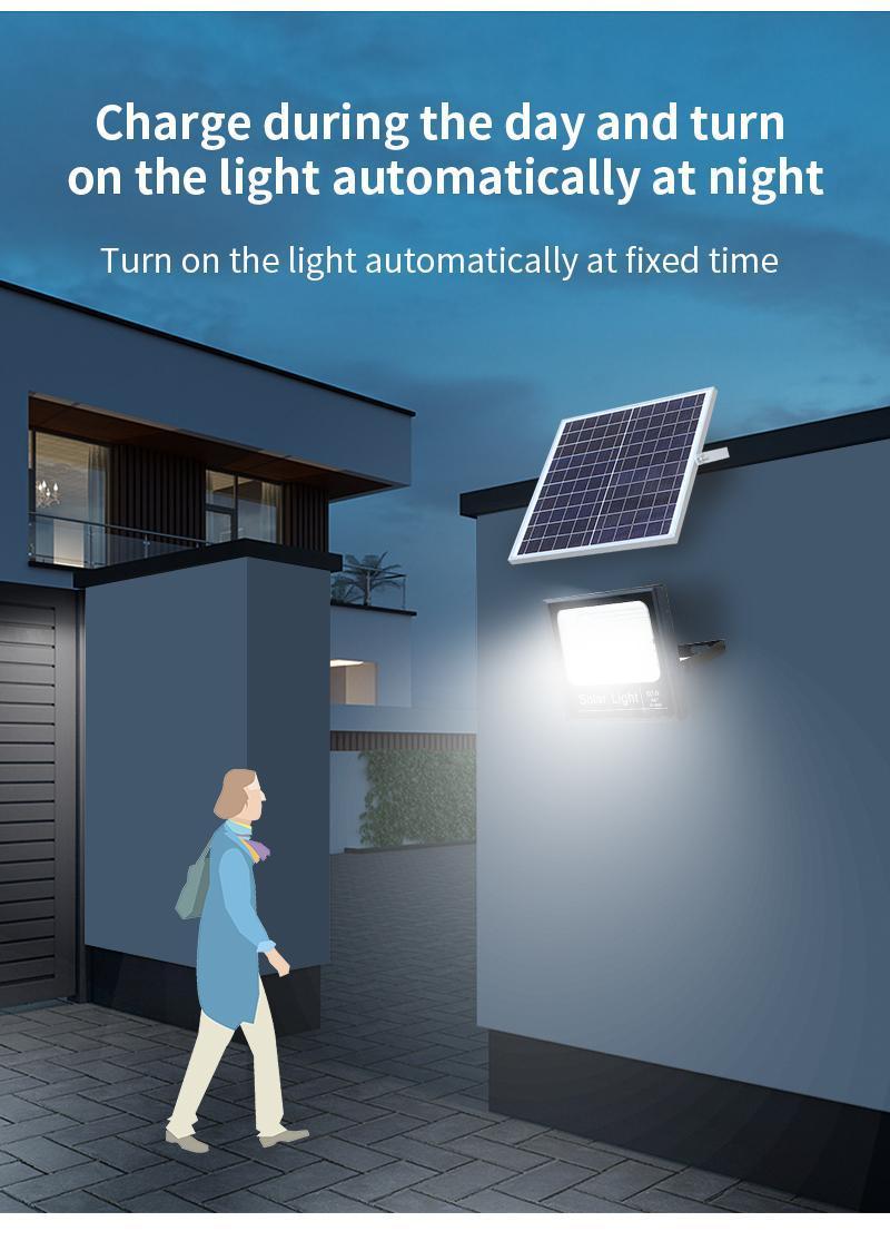 Waterproof for Garden Street Landscape Spotlight Wall Solar Powered Flood Lamp