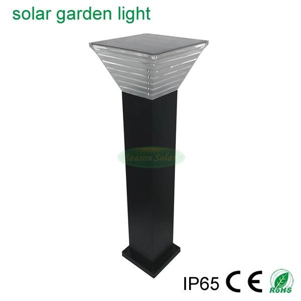 Remote Control LED Lighting Alu. 8W Solar Panel Outdoor Solar Lawn Light with LED Light Lamp