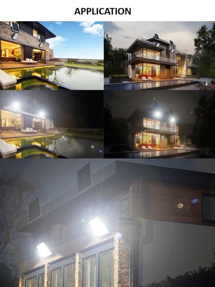 2021 New Arrival IP67 LED Lamp Work Light Solar Flood Light with Remote Controller