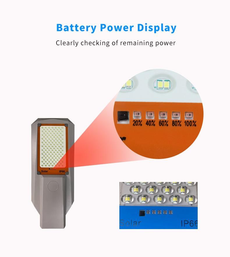 Powerful Bright 100W 200W 300W LED Solar Street Light Road