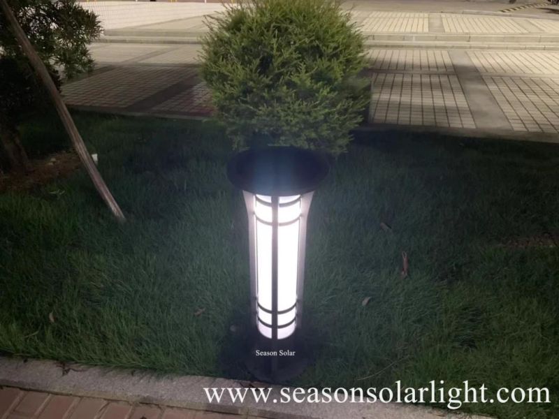 High Lumen Solar Lightings Die Casting Aluminum LED Garden Light 5W Solar Panel for Garden Lighting