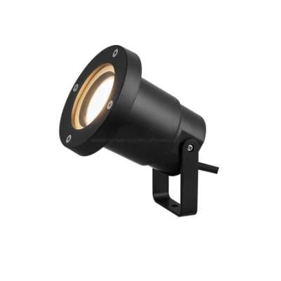 Waterproof Outdoor Garden Spotlights with GU10 Socket in Black