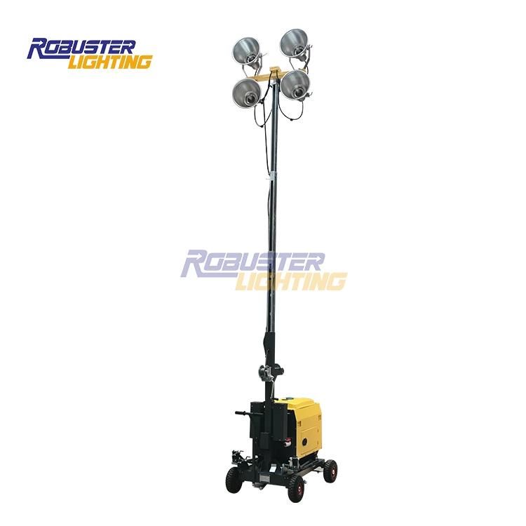 Self-Locking Mwchanism Diesel Portable Light Tower