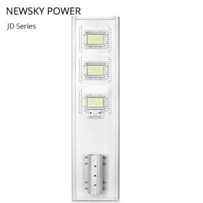 Jd Model 100W 150W Hot Sale Auto Work Motion Sensor Solar Powered Outdoor Lighting