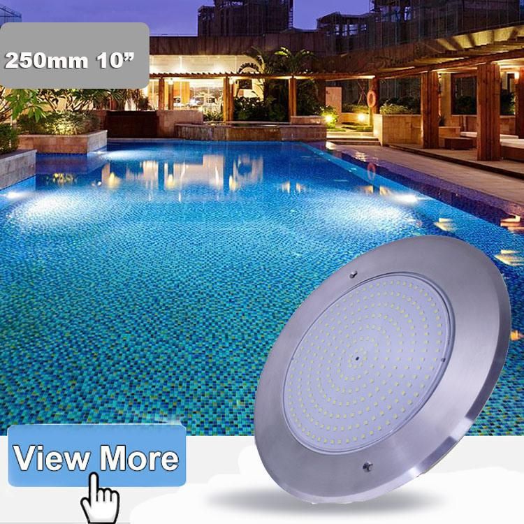 230mm Dia 7mm Thickness 35W IP68 Waterproof Submersible 12V Swimming Pool Underwater Light LED