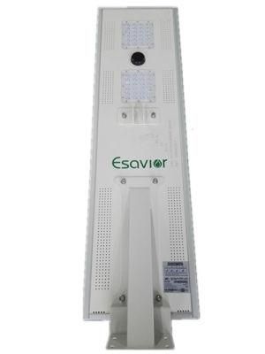 Esavior 40W All in One Integrated Solar LED Street Light Power Light Outdoor Lamp with Microwave Sensor